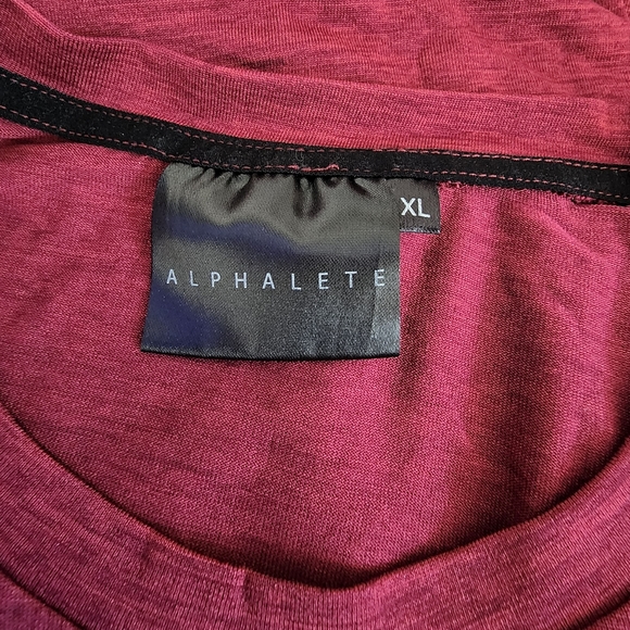 ALPHALETE- Mens XL Long Sleeve Logo Performance Tee - Picture 4 of 4